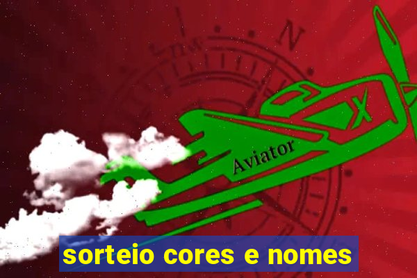 sorteio cores e nomes