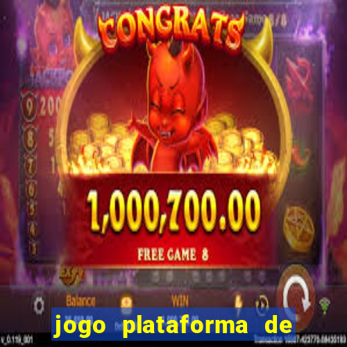 jogo plataforma de 3 reais