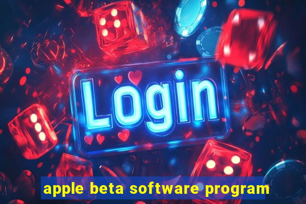 apple beta software program