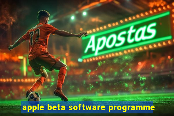 apple beta software programme