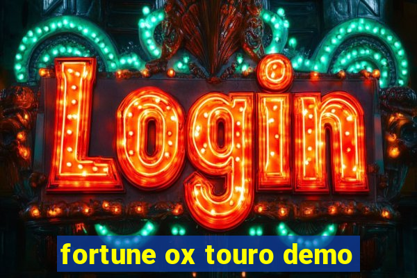 fortune ox touro demo