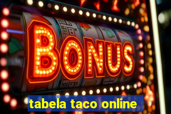 tabela taco online