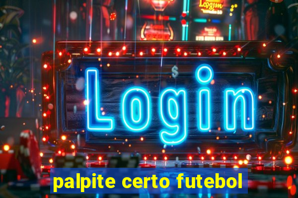 palpite certo futebol