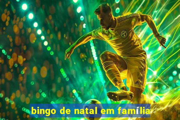 bingo de natal em família