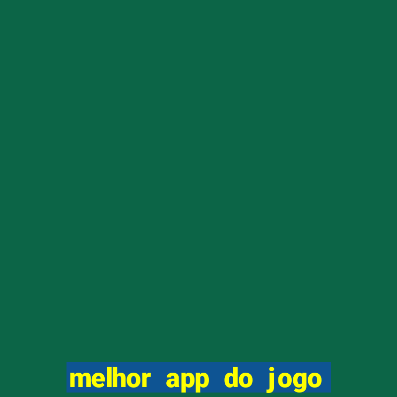 melhor app do jogo do bicho