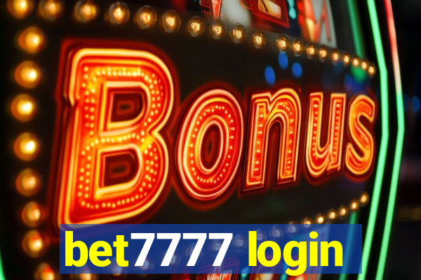 bet7777 login