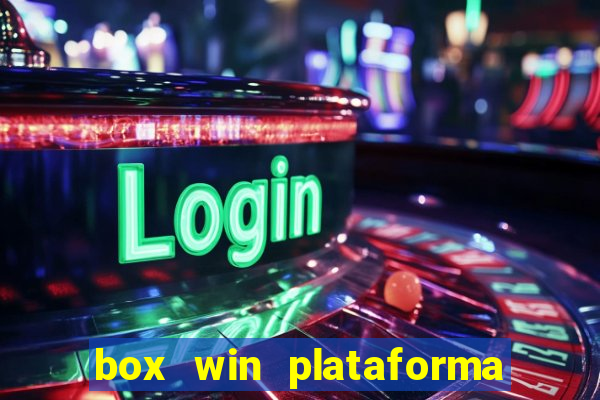 box win plataforma de jogos