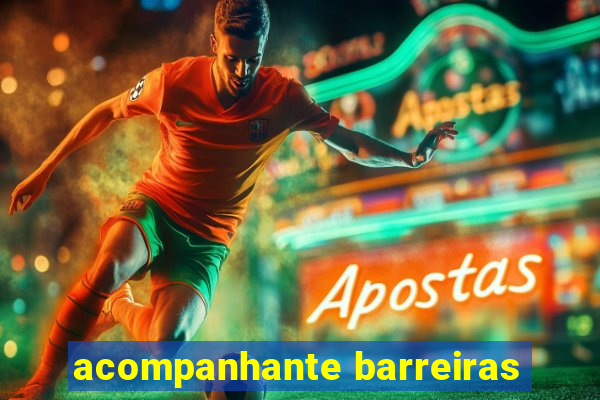 acompanhante barreiras