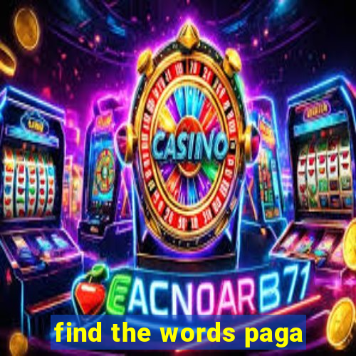 find the words paga