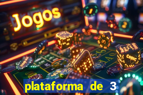 plataforma de 3 reais jogo