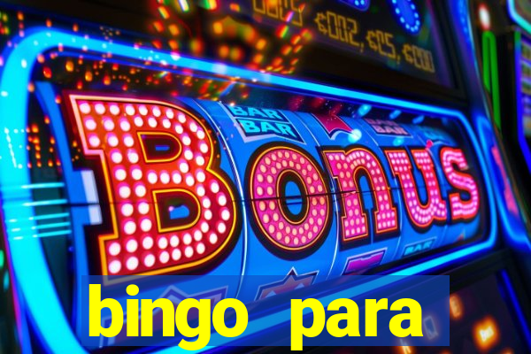 bingo para despedida de solteira para imprimir